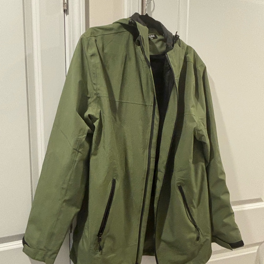 COR Black and Green Jacket 2XL